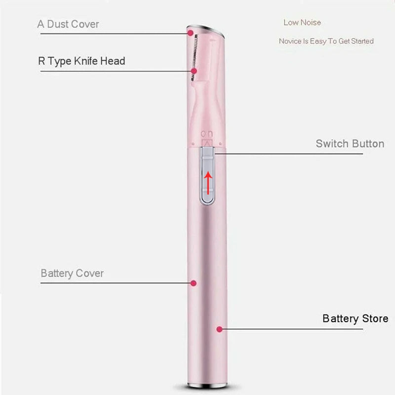 Mute Baby Electric Hair Trimmer Automatic Durable Safe Shaving Hair Tool for Infant