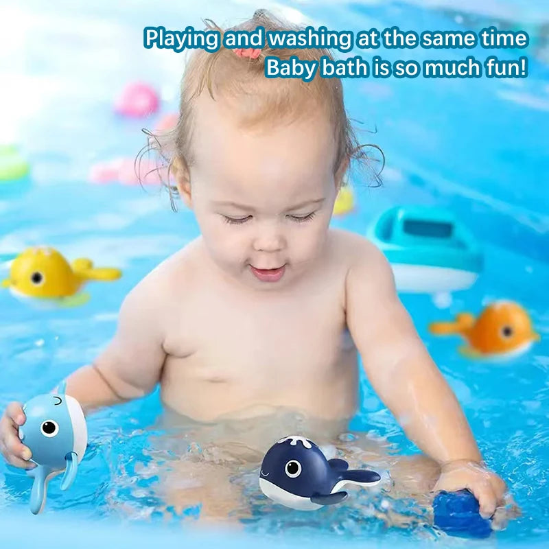 Baby Magnet Fishing Toys Children Take A Bath Interest Paddle Game Toys Parent-child Interaction Swimming Pool Go Fishing Toys