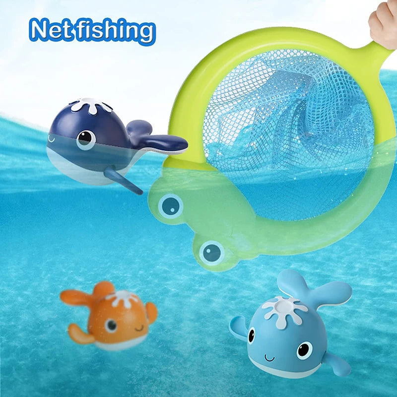 Baby Magnet Fishing Toys Children Take A Bath Interest Paddle Game Toys Parent-child Interaction Swimming Pool Go Fishing Toys