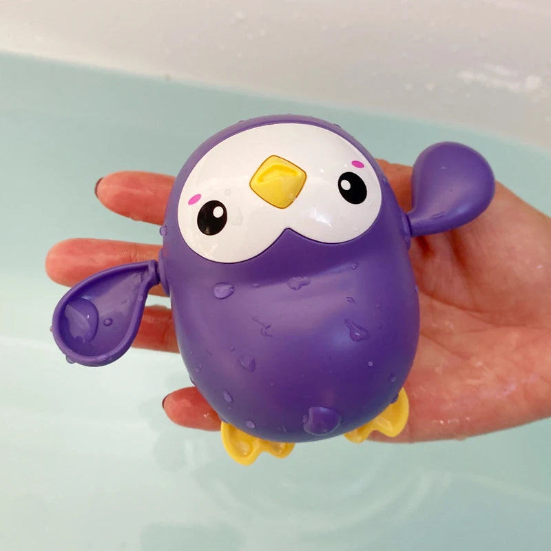 Baby Bathing Toy Kids Cute Duck Penguin Egg Water Spray Sprinkler Bathroom Sprinkling Shower Swimming Water Toys For Kids Gift