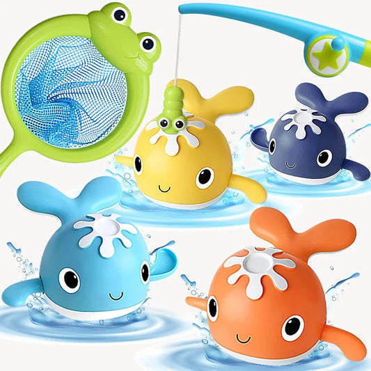 Baby Magnet Fishing Toys Children Take A Bath Interest Paddle Game Toys Parent-child Interaction Swimming Pool Go Fishing Toys