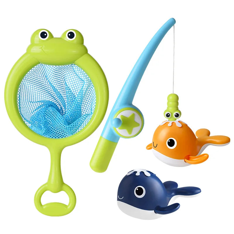 Baby Magnet Fishing Toys Children Take A Bath Interest Paddle Game Toys Parent-child Interaction Swimming Pool Go Fishing Toys