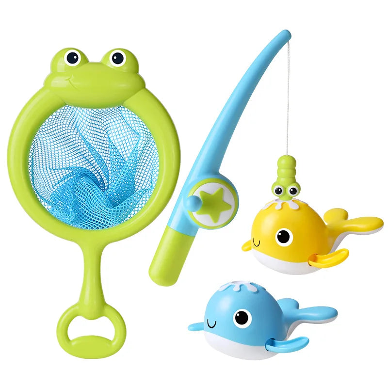 Baby Magnet Fishing Toys Children Take A Bath Interest Paddle Game Toys Parent-child Interaction Swimming Pool Go Fishing Toys